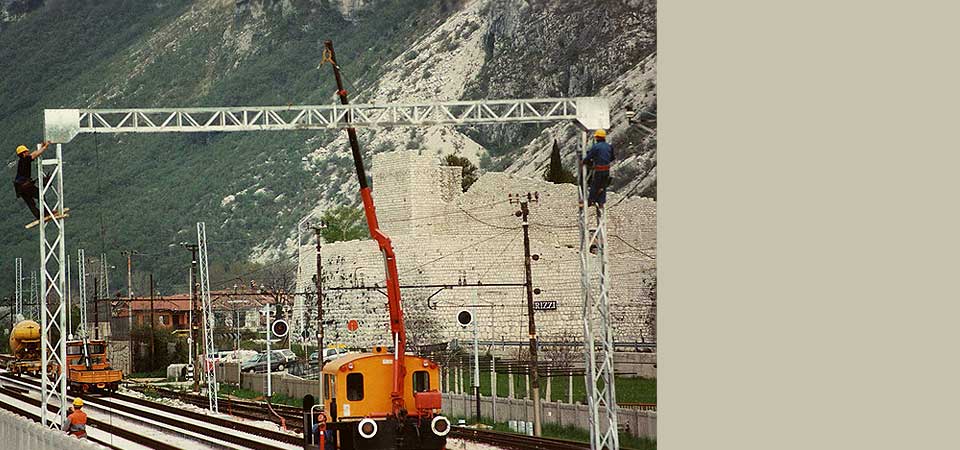 Venzone (UD), 1988 - Laying of a gateway